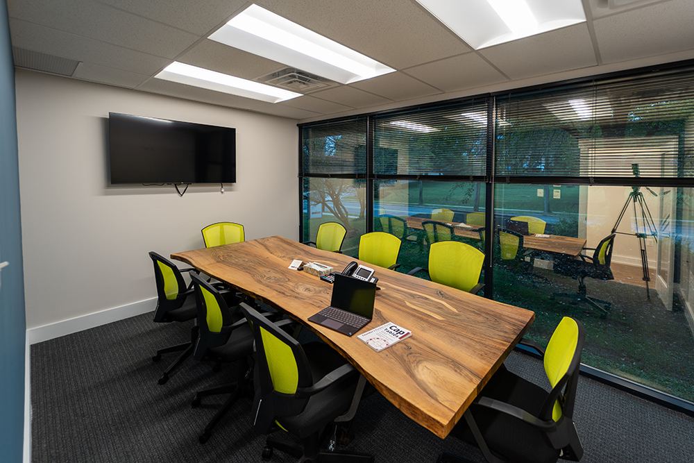 eight person conference room with tv in wayne pa