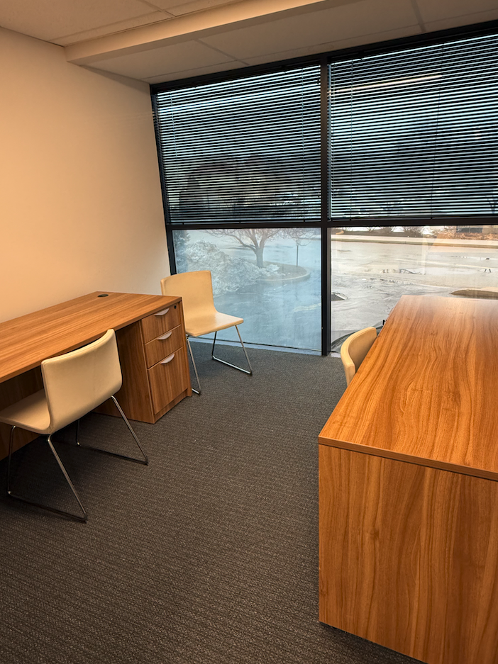 Suite 210, private office at HeadRoom Wayne
