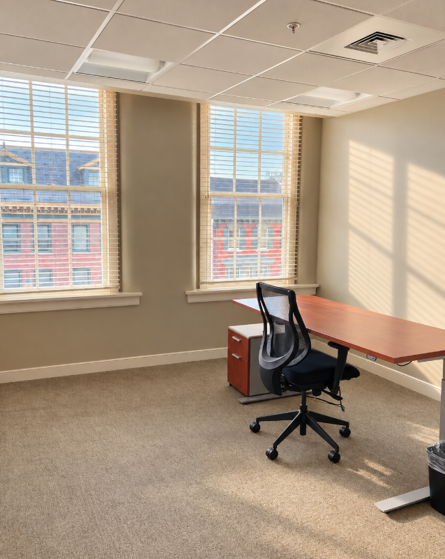 Suite 306, private office at HeadRoom West Chester